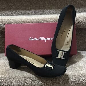 Salvatore Ferragamo Women's Black Heels